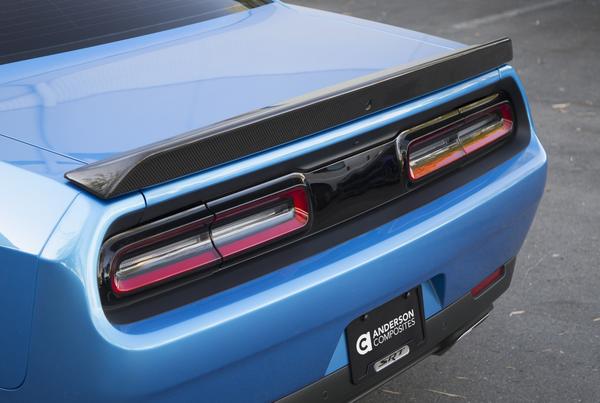 Anderson Composites Carbon Fiber Rear Spoiler 08-up Challenger - Click Image to Close